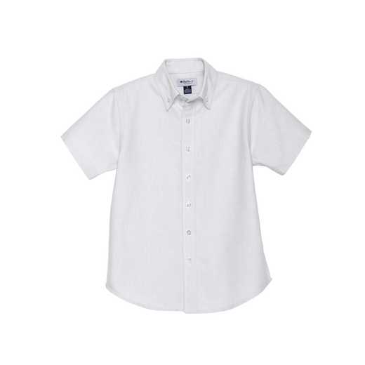 School Uniform Boys Short Sleeve Oxford Dress Shirt